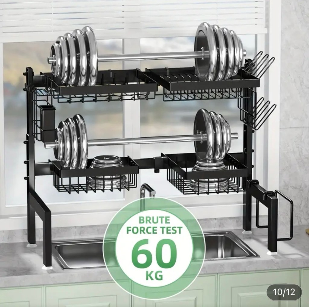 7 Creative Ways to Organize Your Kitchen Using an Over-Sink Dish Drying&nbsp;Rack